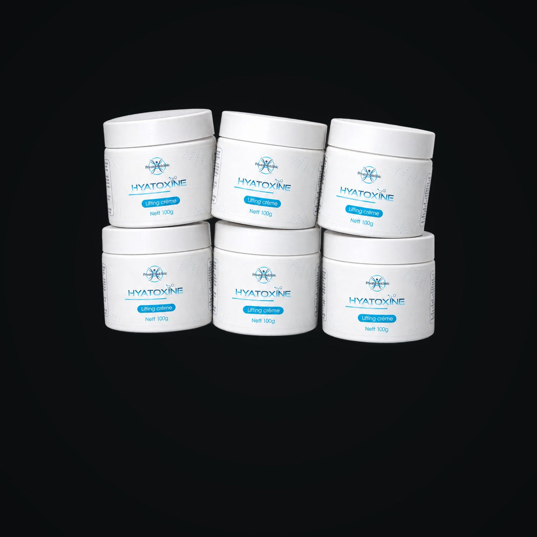 Zes potten Hyatoxine Lifting Crème